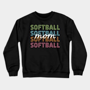 softball mom Crewneck Sweatshirt